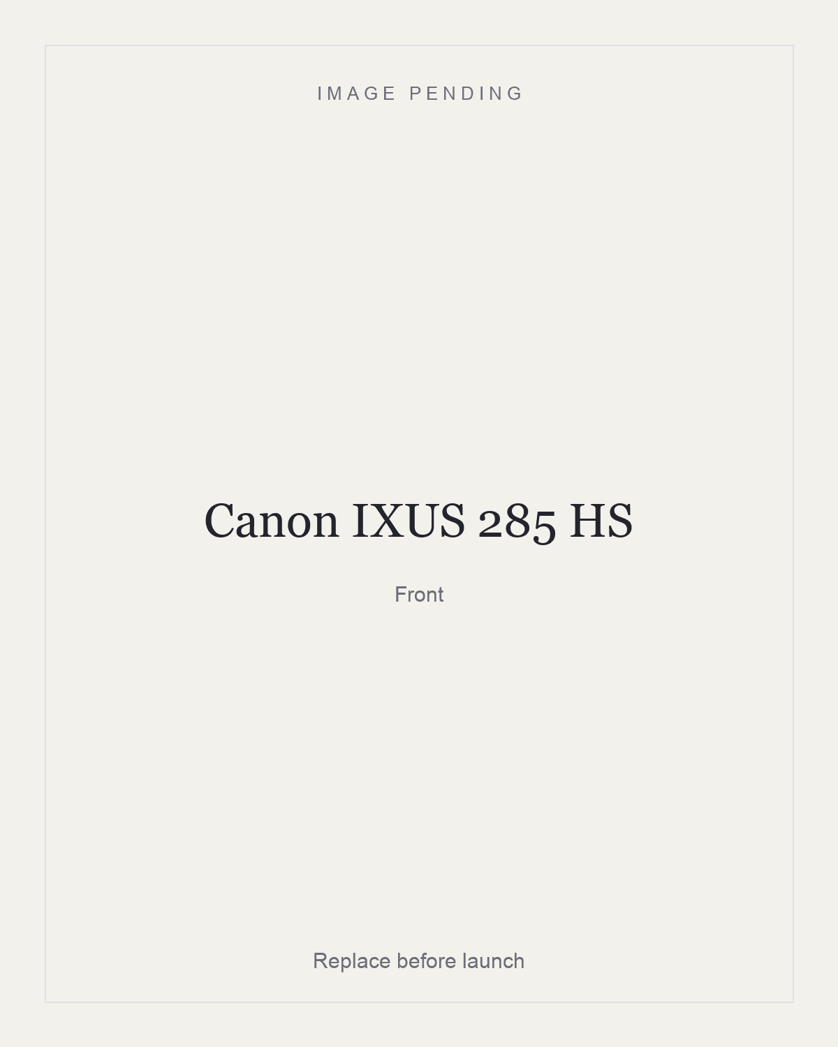 Canon IXUS 285 HS, front