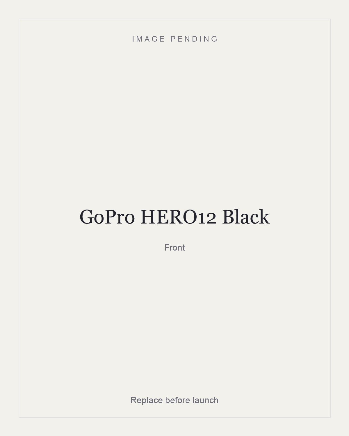 GoPro HERO12 Black, front