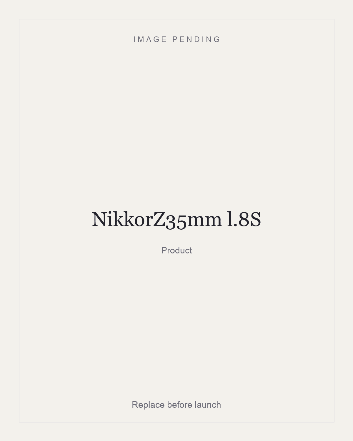NikkorZ35mm l.8S, product